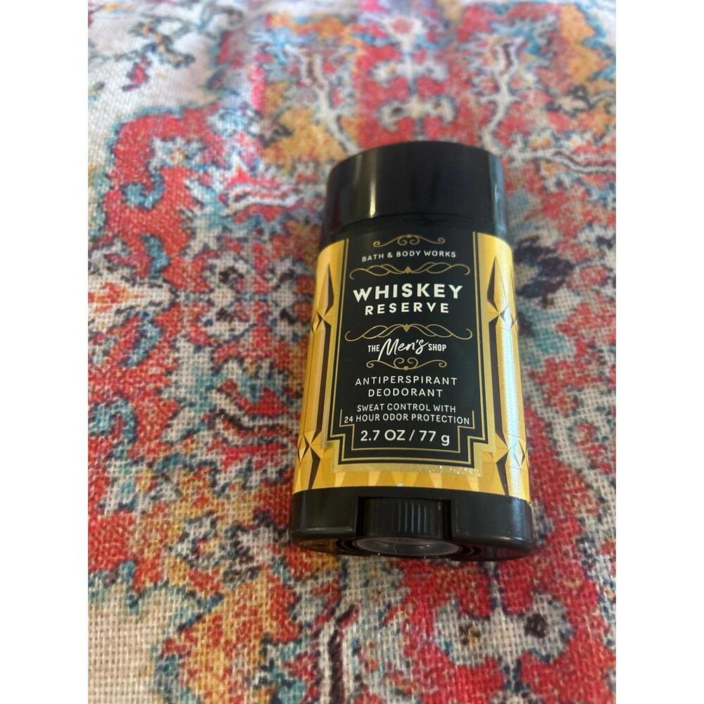 D164 Men's Shop WHISKEY RESERVE Antiperspirant Deodorant Stick Bath & Body Works